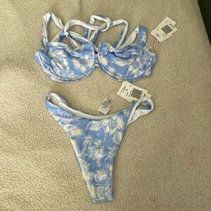 L*Space Cabana Bikini Bottom Bitsy in Bali Bloom